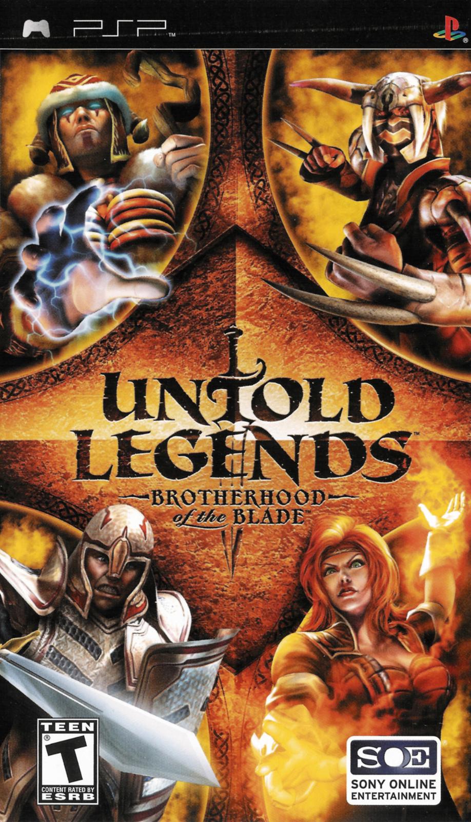 Untold Legends Brotherhood of the Blade - PSP