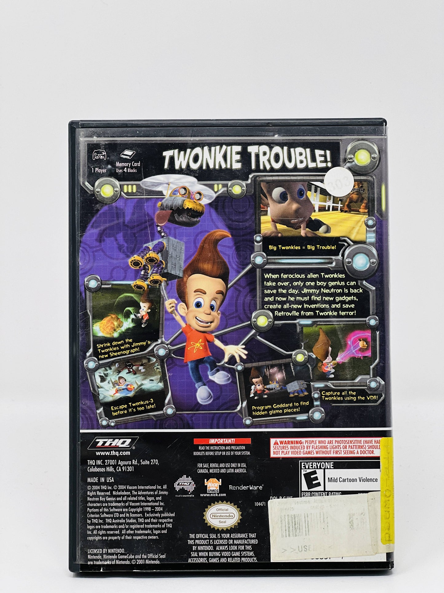 Jimmy Neutron Attack of the Twonkies