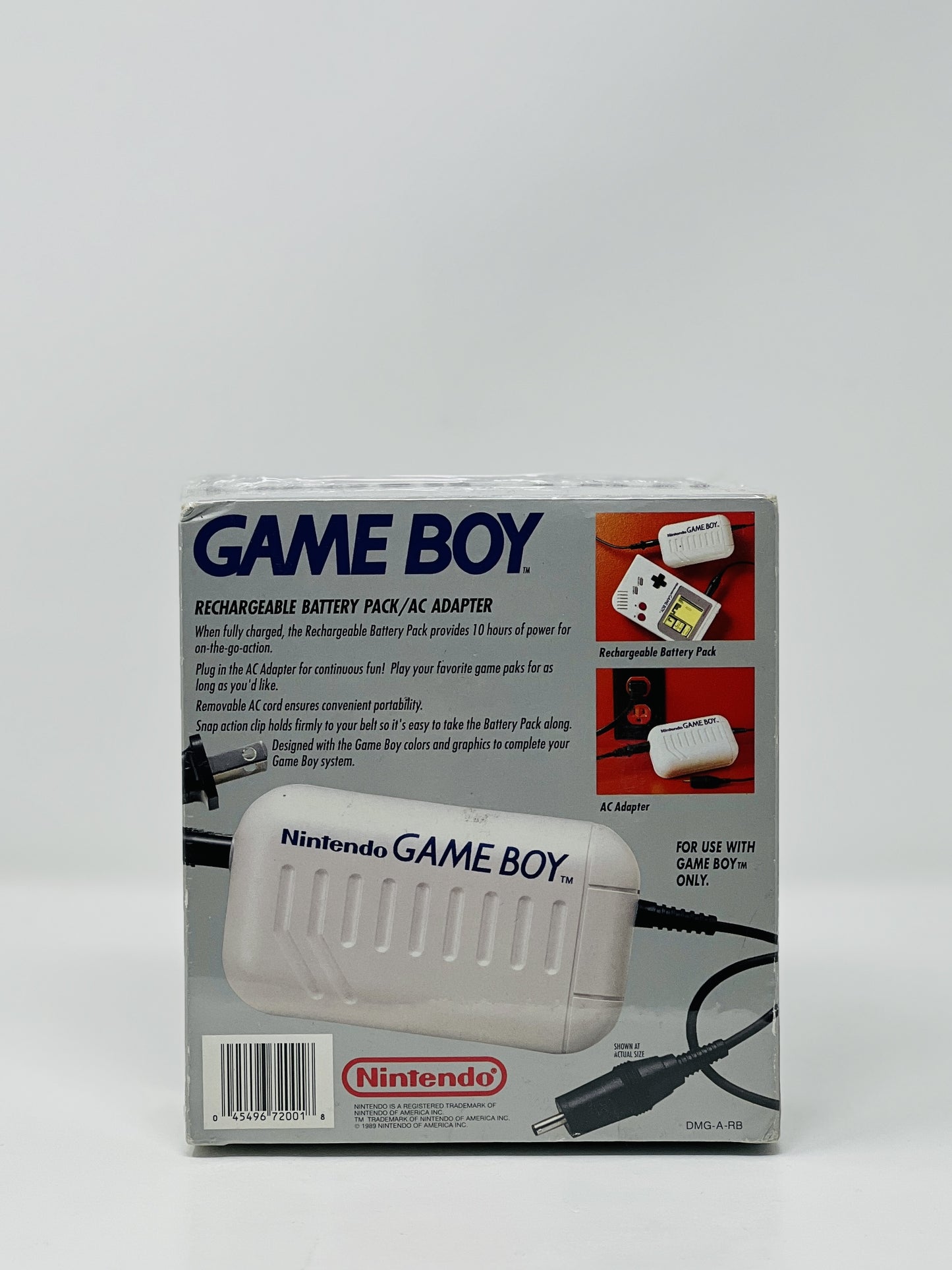 Gameboy Rechargeable Battery Pack/AC Adapter