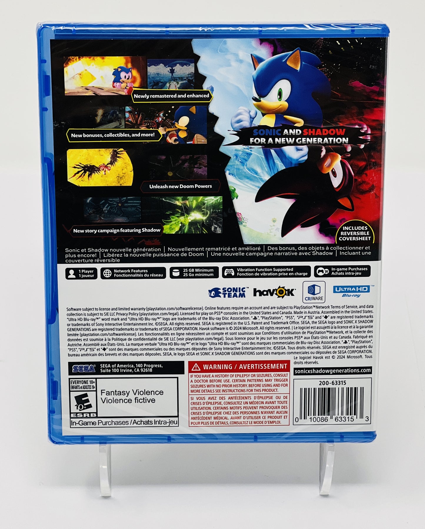 SONIC X SHADOW GENERATIONS