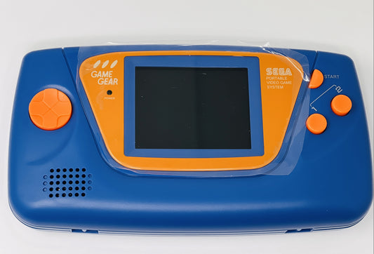 Sega Game Gear Re-Shelled Blue / Orange