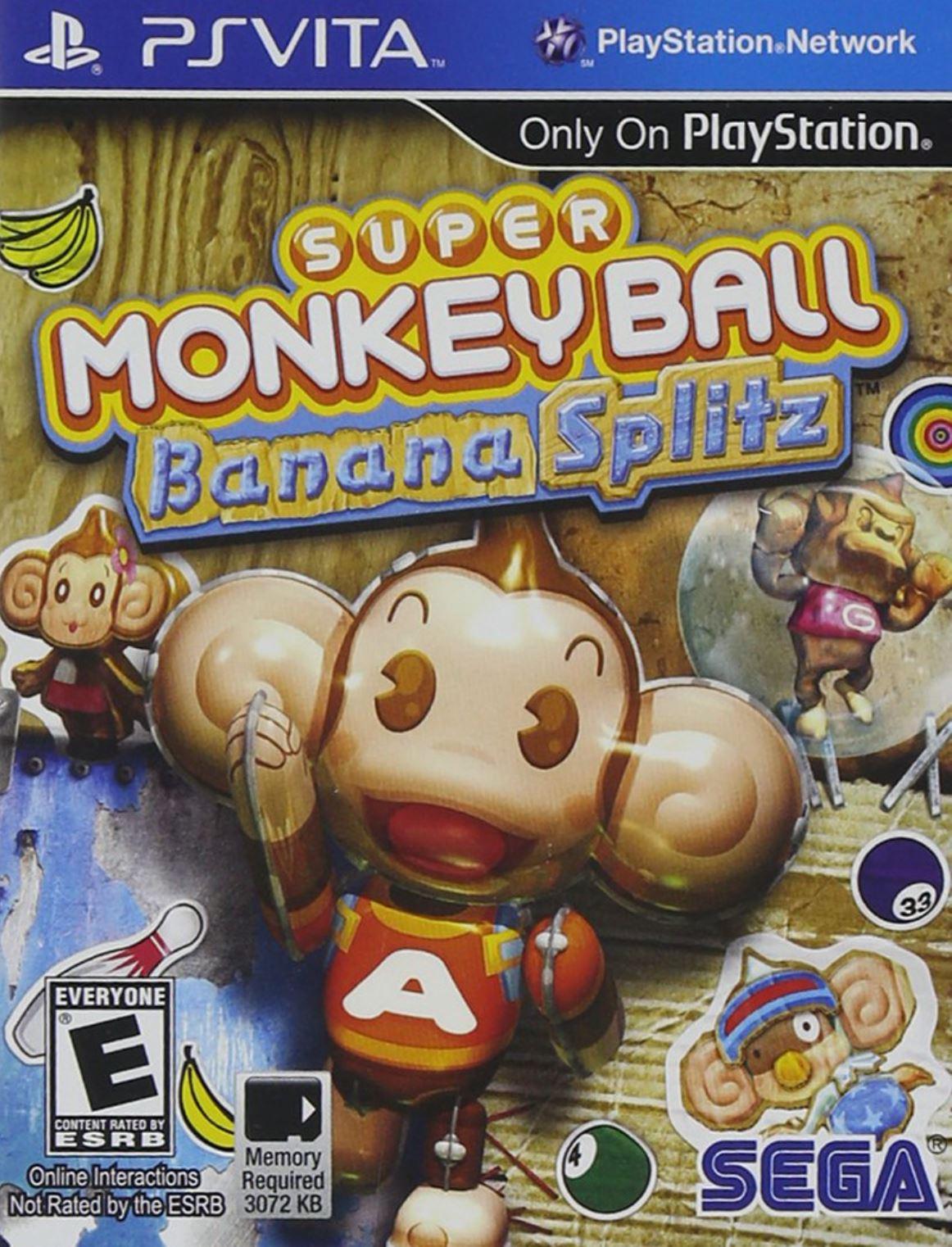 Rosales Super Tech - Super Monkey Ball Banana Splitz - Video Game - Playstation Vita