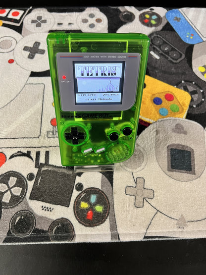 Nintendo Game Boy Original - Green - New Housing w / IPS Screen