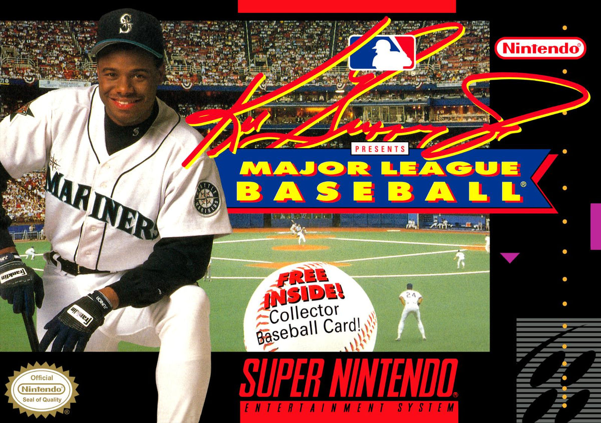 Rosales Super Tech - Ken Griffey Jr Major League Baseball - Video Game - Super Nintendo
