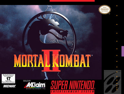 Rosales Super Tech - Mortal Kombat II - Video Game - Super Nintendo