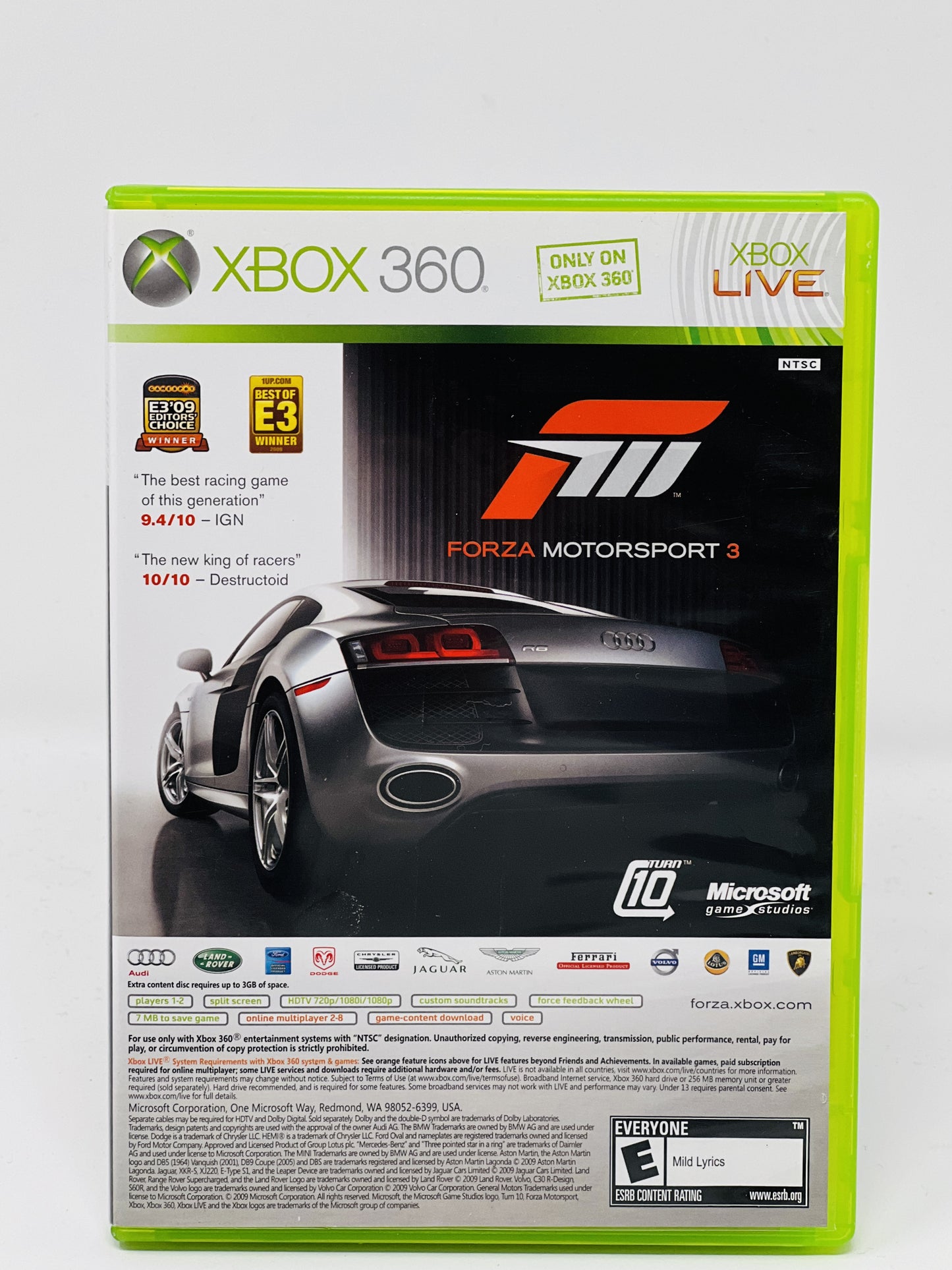 Halo 3: ODST & Forza Motorsport 3