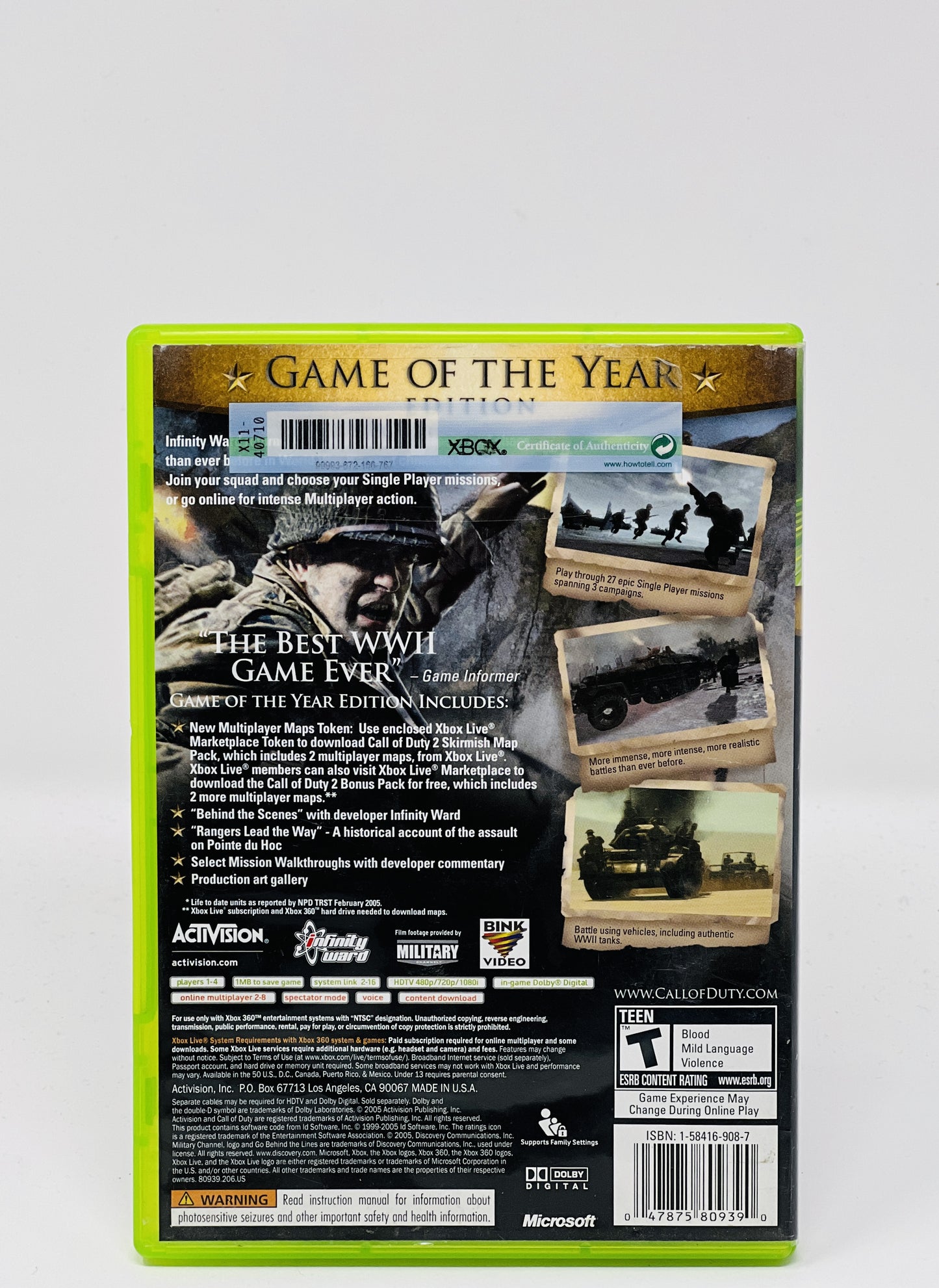 Call Of Duty 2 [Game Of The Year]