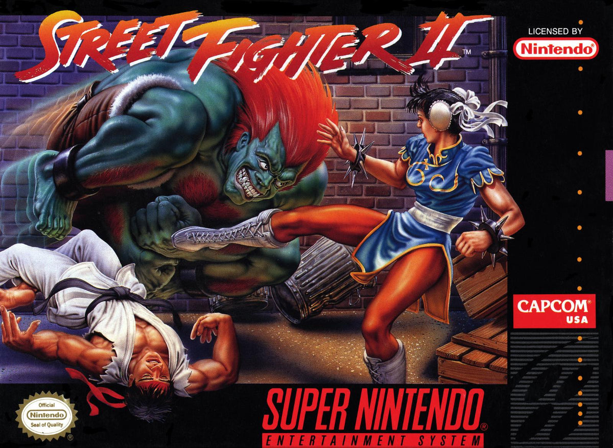 Rosales Super Tech - Street Fighter II - Video Game - Super Nintendo