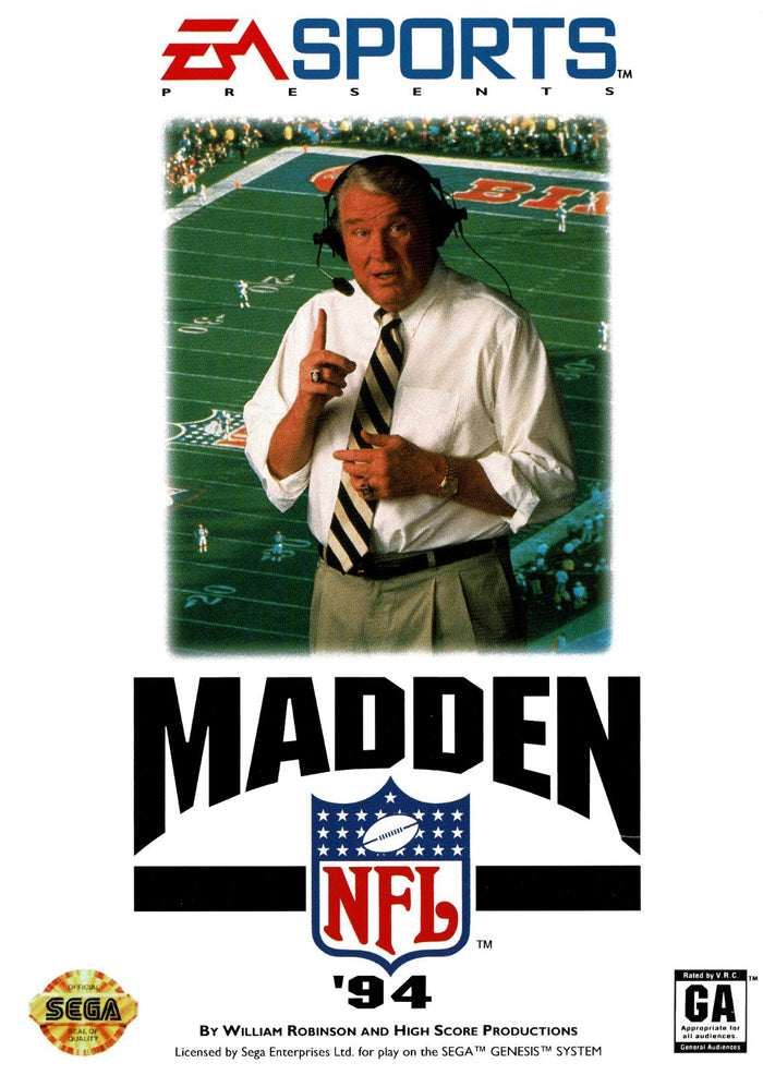 Madden NFL '94 - Sega Genesis
